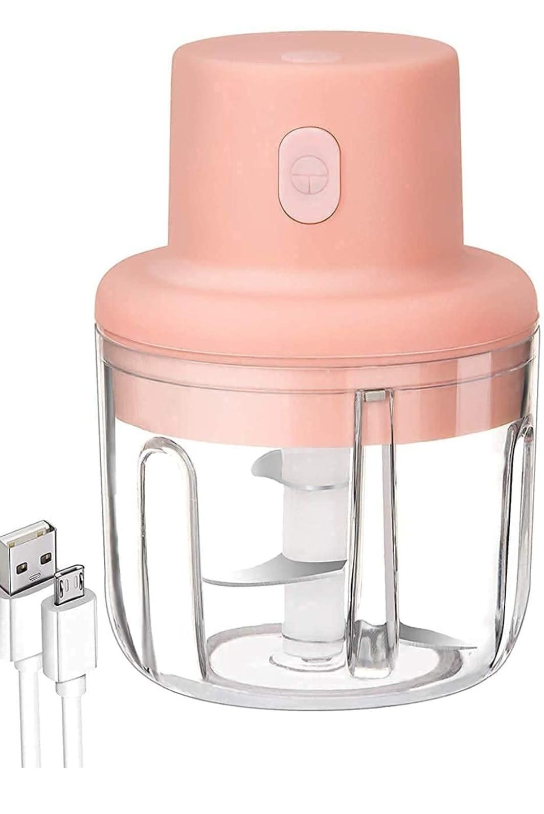 Food Chopper with USB Cable – Portable, Easy to Clean, Sharp Tools for Efficient Chopping