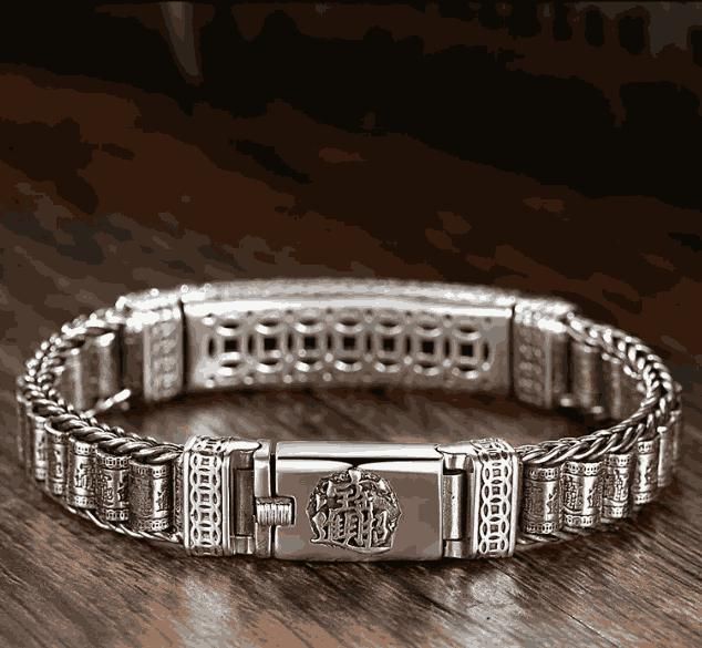 SteelAura Men's Charm Bracelet Cuff - Stylish Personality Jewelry for Modern Fashion | Unique and Durable Accessory