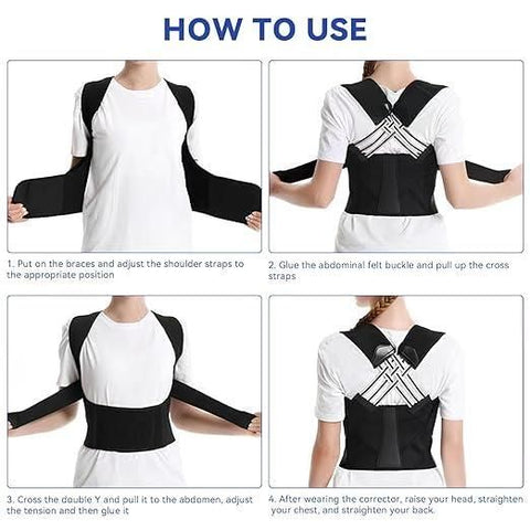 PosturePerfect: Adjustable Back Posture Corrector & Pain Relief Belt