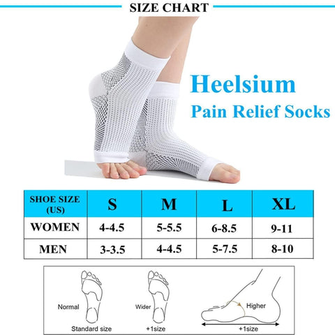 ComfortEase Neuropathy Socks for Women and Men - Relief for Swollen Feet and Ankles