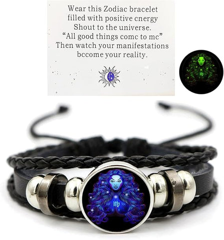 LuckyCharm Zodiac Constellation Guardian Bracelet – Adjustable Design for Personalized Style