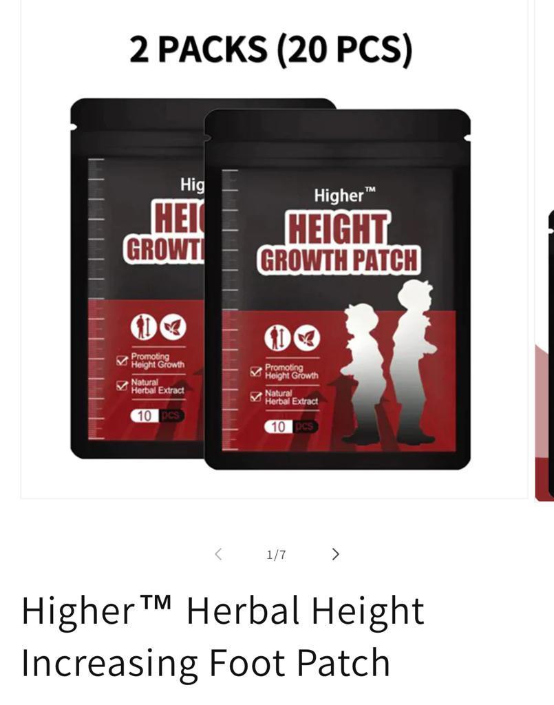 MaxiGrow Height Increasing Foot Patch - Promote Skeletal Muscle Growth and Boost Height Naturally