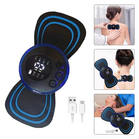 6204 Portable Usb Neck Massager Electric Neck Massager Automatic Massage Enhancer Mini Cervical Massager Ems Lymphatic Drainage Massage With Cable  KazKart