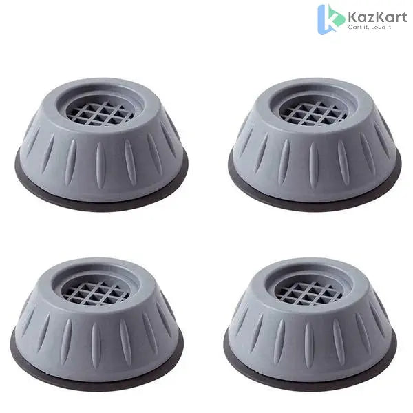 Multipurpose Anti-Vibration Pads with Suction Cup for Washing Machine, Fridge, AC  KazKart