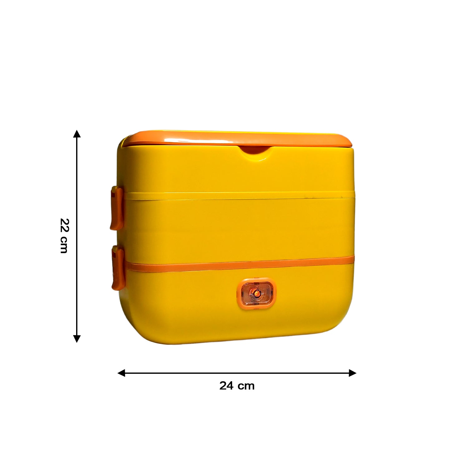 2944 2layer Electric Lunch Box For Office Portable Lunch Warmer With Removable 4 Stainless Steel Container.  KazKart