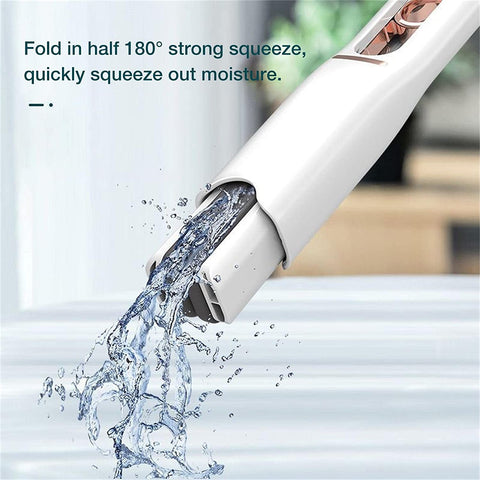 4707 Portable Self-squeeze Short Mop Mini Hand Wash-free Strong Absorbent Mop With 1 Cotton Head Cleaning Sponge For Bathroom Kitchens Table  KazKart